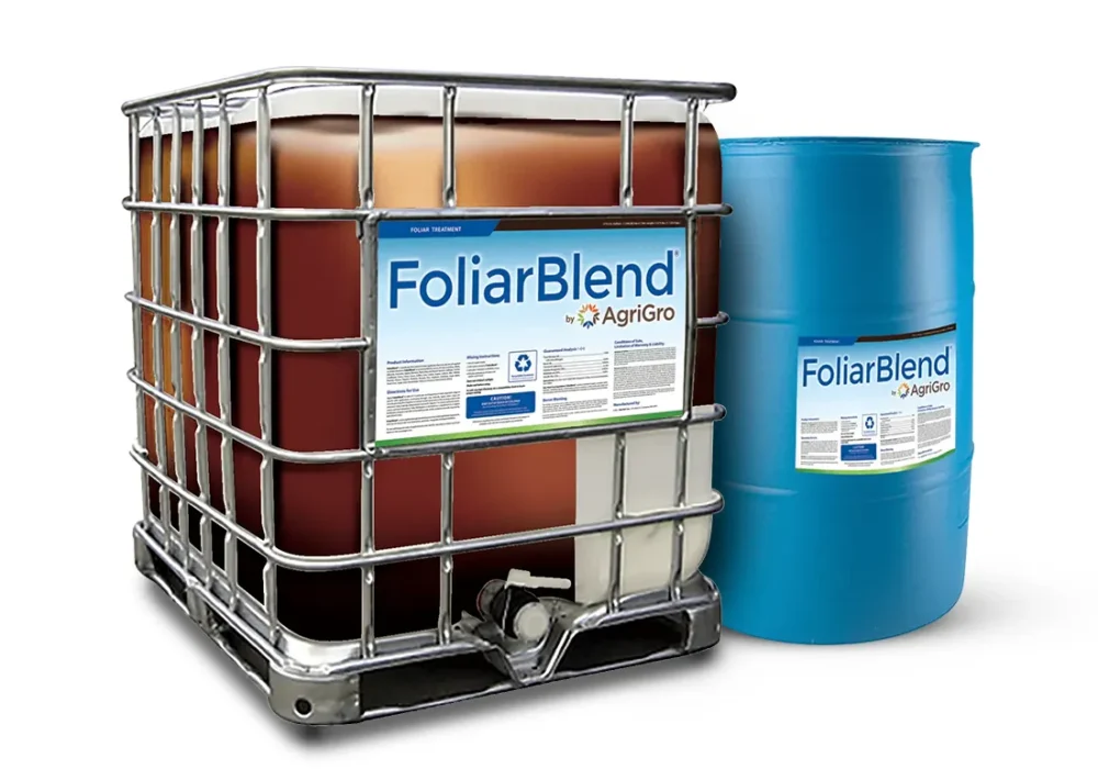 FoliarBlend® de AgriGro estimula la actividad biológica de la planta, mejorando el vigor, la absorción de nutrientes y el rendimiento.