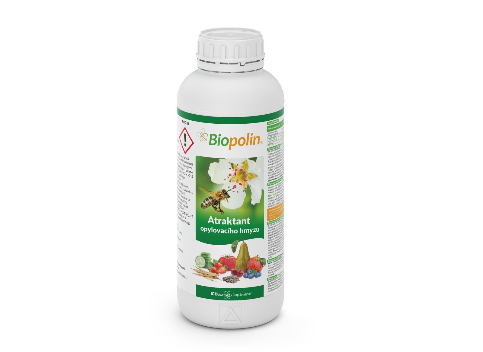 Biopolin® atrae y estimula polinizadores, aumentando la frecuencia de visitas y mejorando la calidad y el rendimiento del cultivo.